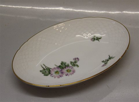 Chrysanthemum Okseøje B&G porcelæn 039 Oval kageskål 24 cm (314)