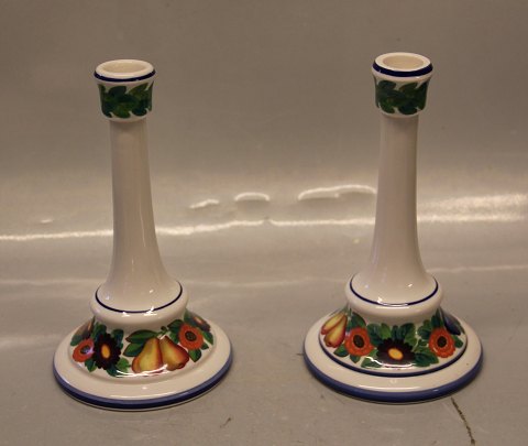 Candlestick 20.5 cm Golden Summer Royal Copenhagen Faience
