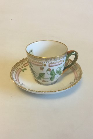 Royal Copenhagen Flora Danica Kaffekop og Underkop No 20/3597