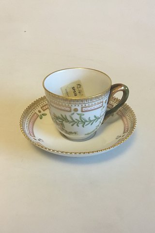 Royal Copenhagen Flora Danica Kaffekop og Underkop No 20/3597