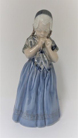 Royal Copenhagen. Character. Bornholmer girl. Model 1323. Height 20.5 cm. (1 
quality)