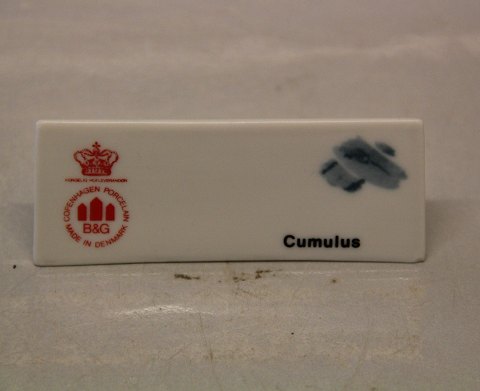 Cumulus Bing & Grøndahl Reklame Skilt for   ca 4 x 10 cm
