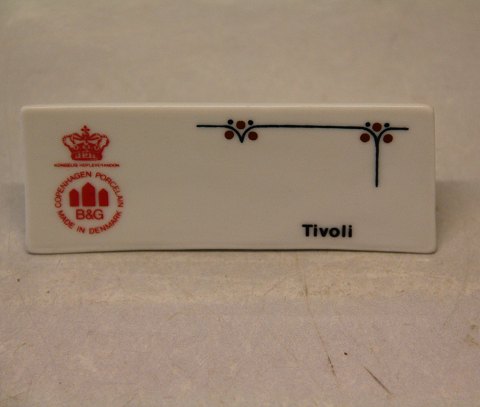 TIVOLI B&G Porcelain Dealer Sign for Advertising:
