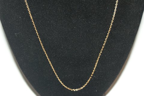 Anchor Faceted necklace in 14 carat gold
Length 45 cm
