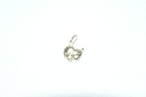 Gold pendant / charm stroller in 14 carat gold