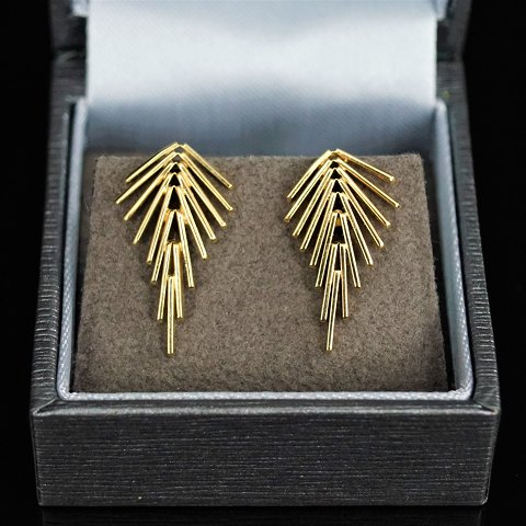 Earrings of 14k gold