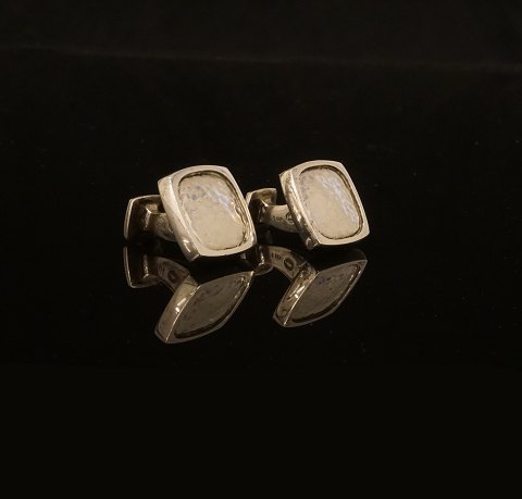 Georg Jensen: A pair of sterlingsilver cufflinks