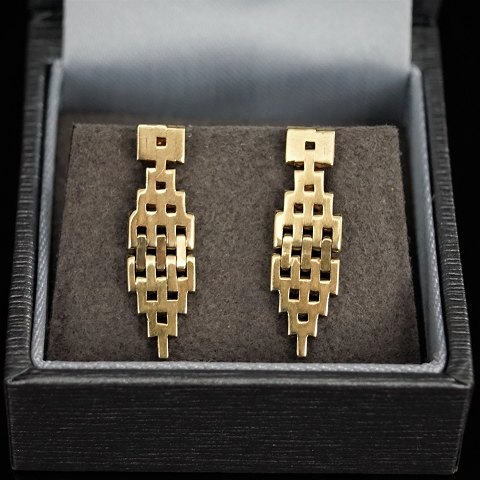 Earrings of 14k gold