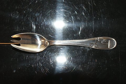 Ole lukøje barne skegaffel SølvH.C. Andersens digte og eventyr er kendt verden over.Stemplet Tre tårne,SOLGT