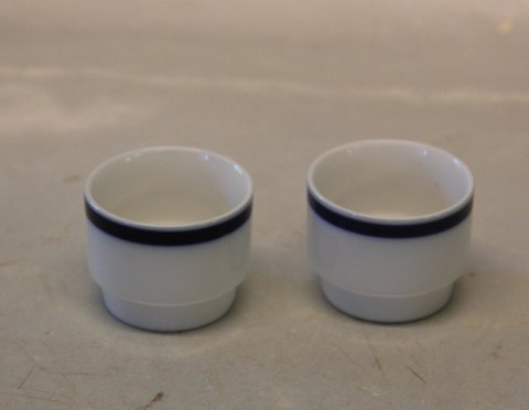 Egg cups 3.7 x 4.7 cm Dan-Ild 42? Blue