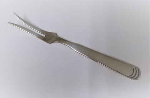 Hans Hansen. Silver cutlery (925). Arvesölv no. 15. Cold cut fork. Length 15 cm.