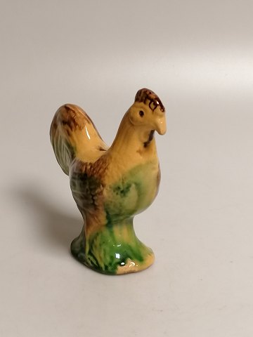 Danish earthenware savings box in the form of a 
rooster