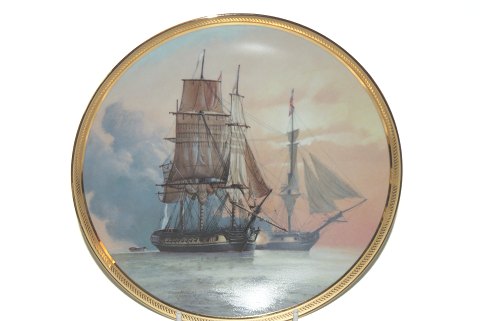 English Ship Plate
Motif: LA BELLE POULE
