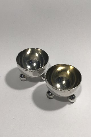 C. G, Hallberg (Swedish) Silver Salt Cellars (2)