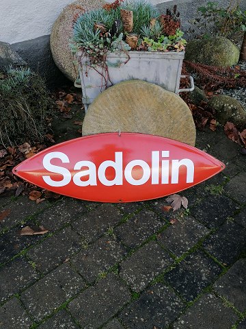 Emaljeskilt Sadolin