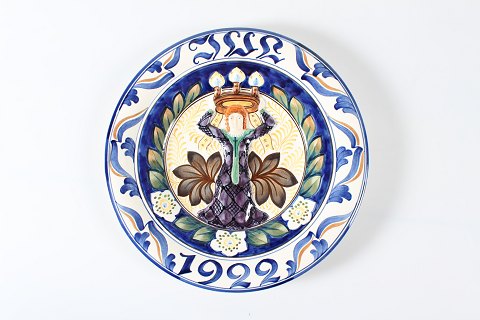 Aluminia 
Christmas Plate 1922