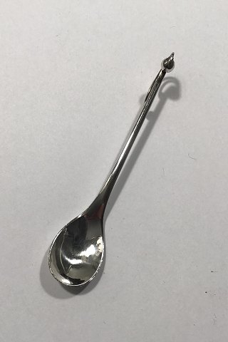 Georg Jensen Sterling Sølv Ornamental Mocca ske No 47