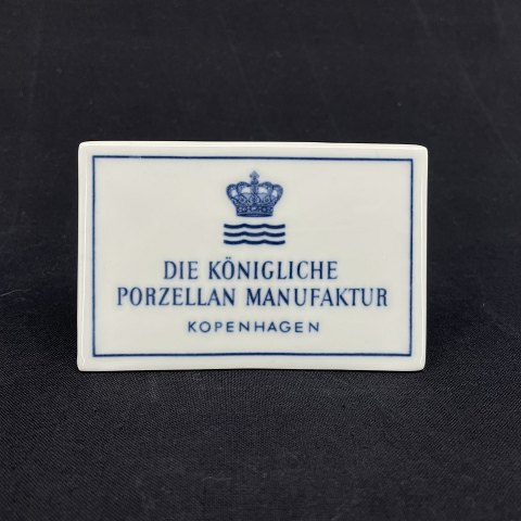 Royal Copenhagen German dealersign