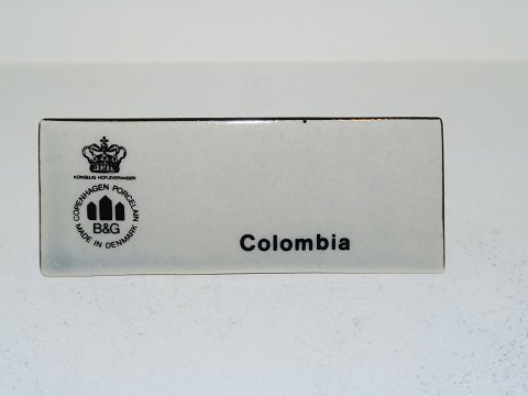 Bing & Grondahl
Colombia Dealer sign