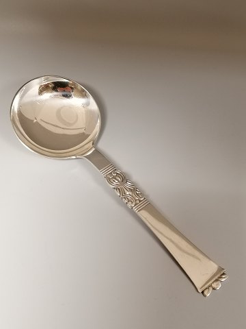 Danish silver cutlery The nationally patterned 
serving spoon made of three-tower silver