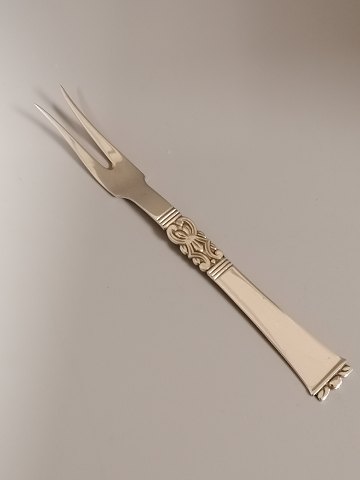 Danish silver cutlery The national patterned wooden fork fork