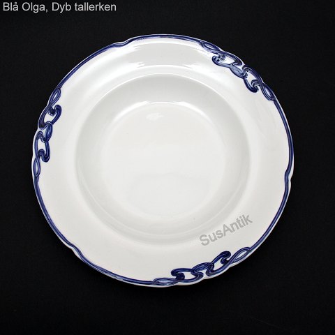 Dyb middagstallerken, Blå Olga, Villeroy & Boch