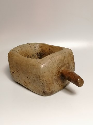 Swedish wooden mortar of wood