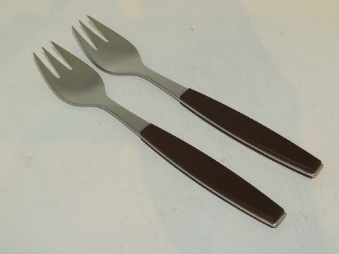 Georg Jensen Brun Strata
Frokostgaffel 17,1 cm.