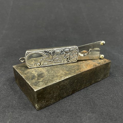 Small cigar cutter in silver