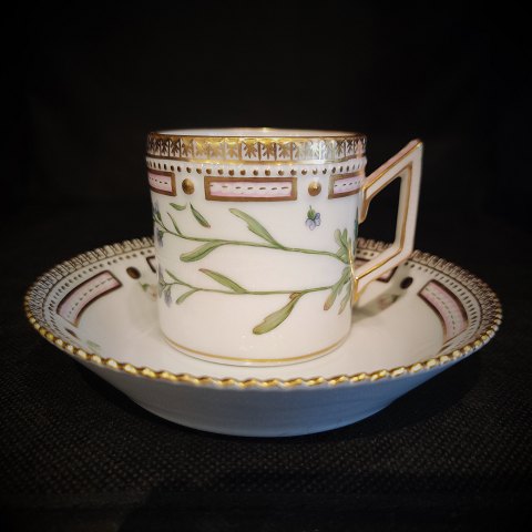 Royal Copenhagen, Flora Danica; Mocca cup #3621 in porcelain