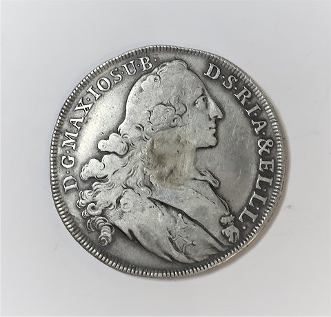 Deutschland Staaten. Maximilian III. Bayern. Taler von 1765. Durchmesser 42 mm