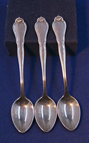 Ambrosius sølvbestik, sæt på 3 kaffeskeer 12cm