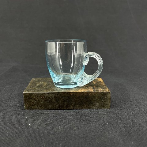 Mini mug in sea blue glass