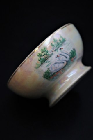 Old French café latte bowl / bol in faience with fine patina.
H:6cm. dia.:11,5cm.