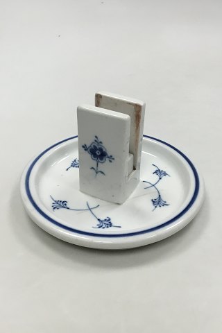 Bing og Grondahl Blue Fluted Hotel Matchbox Holder