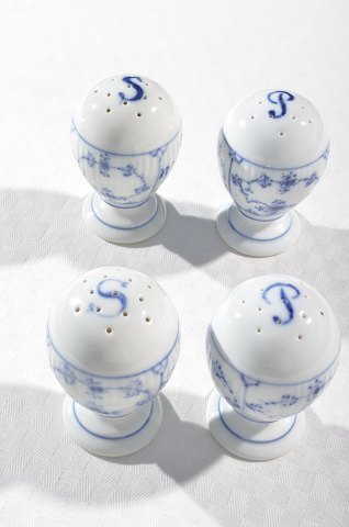 Royal Copenhagen Musselmalet gerippt Set Salz & Pfeferstreuer