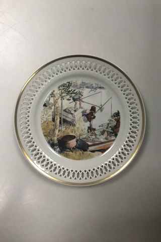 Bing & Grondahl Carl Larsson Plate Cancer Catch No 4509/616