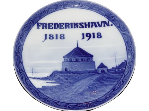 Royal Copenhagen Mindeplatte fra 1918
Frederikshavn 100 år som købstad - Krudttårnet