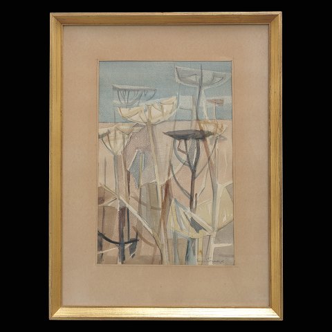 Svend Saabye, 1913-2004, akvarel. Signeret Svend 
Saabye. Lysmål: 41x28cm. Med ramme: 63x46cm