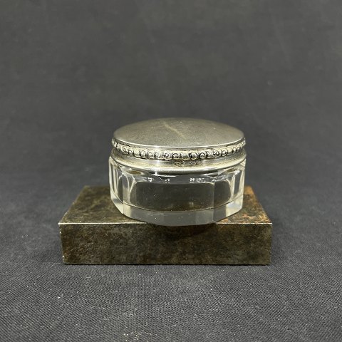 Small box with silver lid