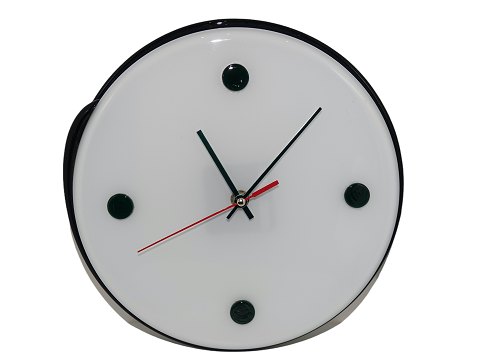 Holmegaard
Rally Clock for hanging on wall - White and green glass