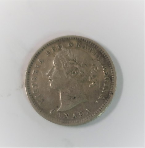 Canada. Victoria. Silver 10 cents 1900. Quality (F)