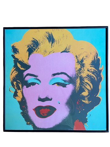 Andy Warhol plakat med Marilyn Monroe, udgivet i 1993, trykt i Tyskland