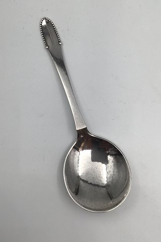 Georg Jensen Sterling Sølv Kugle Suppeske, rund No 51