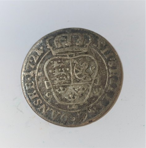 Danmark. Frederik IV. 12 skilling 1721