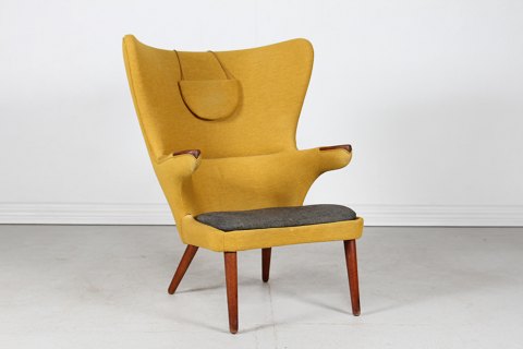 Danish Modern
Papa bear chair
Teak and yellow wool