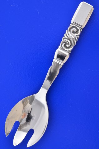 Georg Jensen silver cutlery Scroll Salad fork