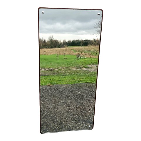 Mirror with dark wooden frame
650 DKK
