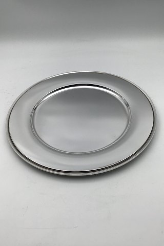 Georg Jensen Sterling Silver Charger No 600Y Pyramid Harald Nielsen