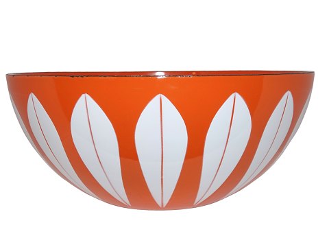 Lotus
Large orange enamel bowl 28 cm.